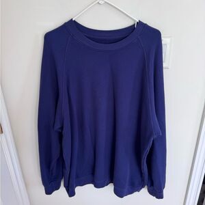 Asher Concepts French Terry Sweatshirt Men's XXL Purple Minimalist Streetwear